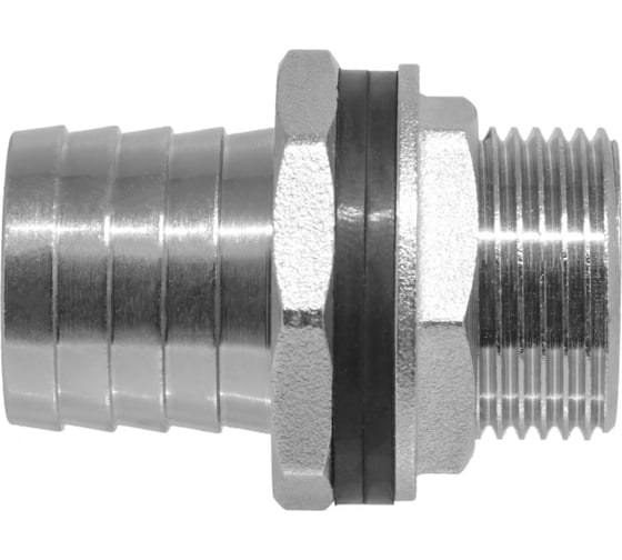 Штуцер врезка для бочки MasterProf 3/4", латунь, гайка в бочку ДС.071634.ИМ