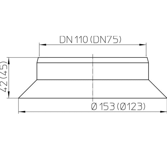 Вытяжной зонт HL DN110 810
