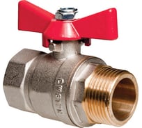 Шаровой кран Altstream PN25 1/2" ВН/НАР бабочка 014030401