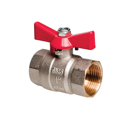 Шаровой кран Altstream PN25 3/4" ВН/ВН бабочка 014030202