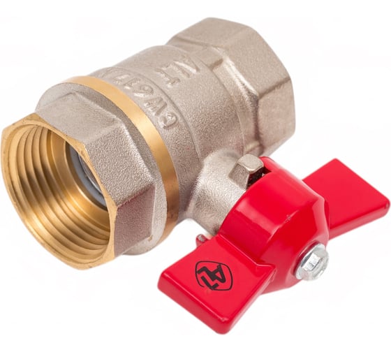 Шаровой кран Altstream PN25 1" ВН/ВН бабочка 014030203