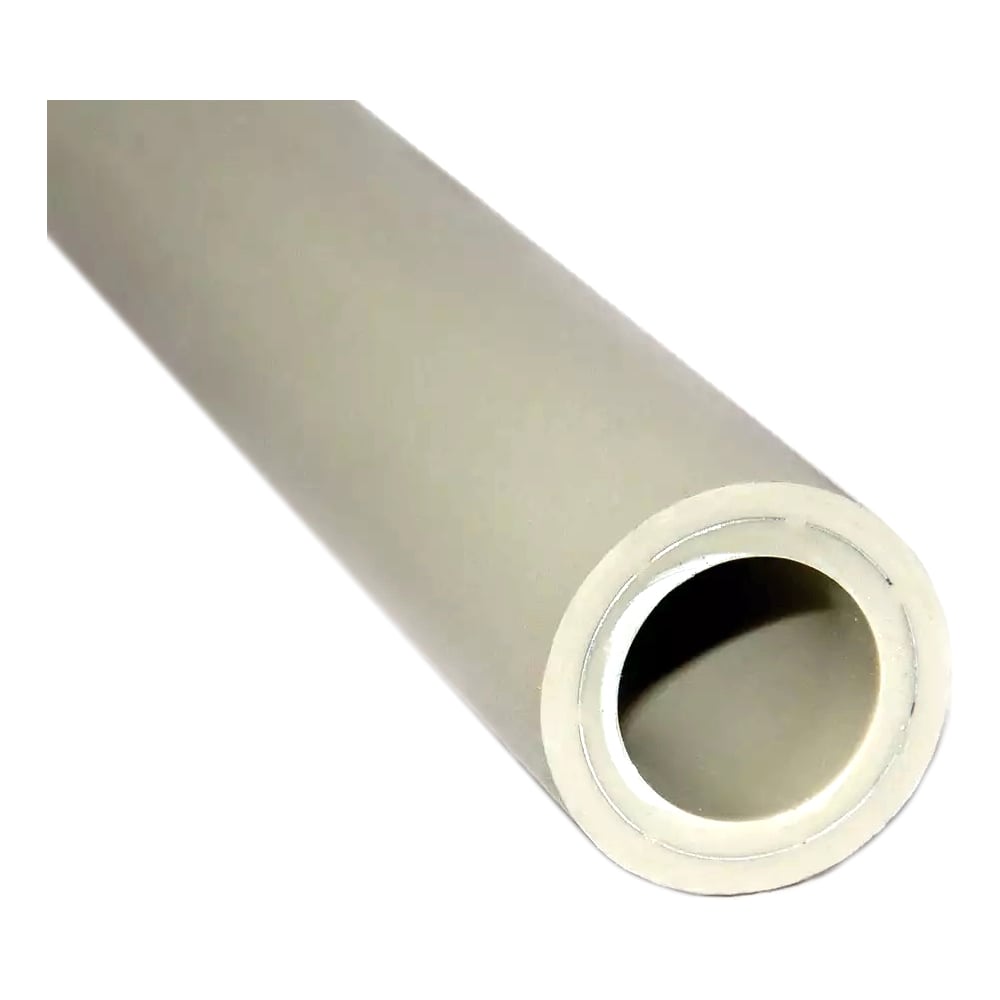 Труба VALFEX PP-R серая, армированная алюминием, 25х4.2 мм, 4 м, Т 90°С .
