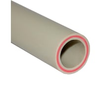 Труба VALFEX PP-R серая, армированная стекловолокном, 50х8.3 мм, 4 м, Т 90°С Ру25 SDR6 10106050Г 033-2286