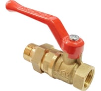 Кран шаровой латунный полнопроходной VALFEX 11Б27фт1М Ду20 Ру16 м/амер VF.225.LR1.034 107-5586