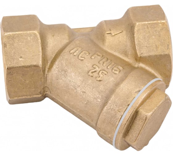 Латунный Y-образный фильтр VALFEX 46Б5фт1 Ду25 Ру25 м/м VF.192.L00.100 036-1226