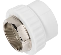 Муфта комбинированная под ключ с внутренней резьбой VALFEX PP-R белая, 75 мм х2 1/2" 10134075 127-0248