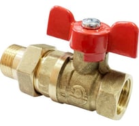 Кран шаровой латунный полнопроходной VALFEX 11Б27фт1М Ду25 Ру16 м/амер VF.227.LB1.100 107-5591
