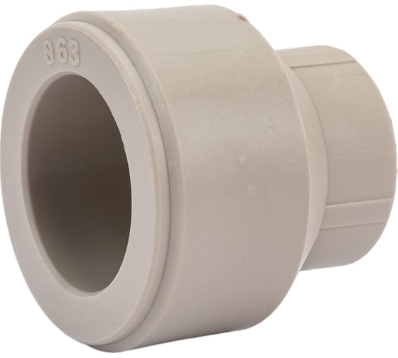 Муфта переходная VALFEX PP-R серая, 63х32 мм, вн/нр пайка 10006332Г 127-0400 1