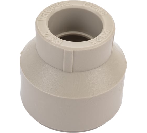 Муфта переходная VALFEX PP-R серая, 63х32 мм, вн/нр пайка 10006332Г 127-0400