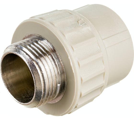 Муфта комбинированная с наружной резьбой VALFEX PP-R серая, 25 мм х3/4" 10130025Г 127-0362