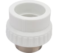Муфта комбинированная под ключ с наружной резьбой VALFEX PP-R белая, 90 мм х3" 10135090 127-0256