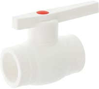 Кран шаровой VALFEX PP-R OPTIMA белый, 50 мм 10145050 007-8307