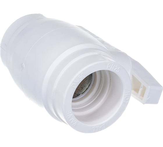 Кран шаровой VALFEX PP-R OPTIMA белый, 50 мм 10145050 007-8307