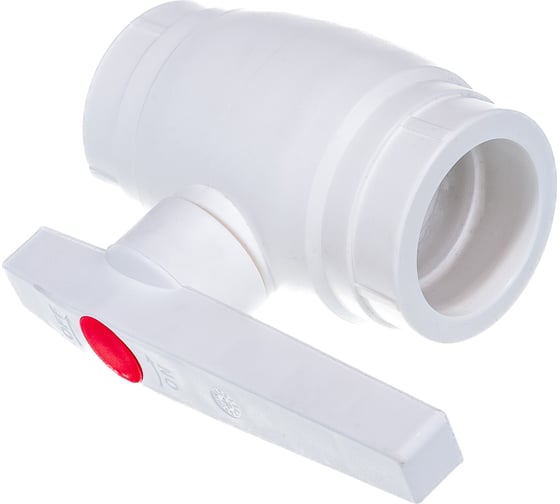 Кран шаровой VALFEX PP-R OPTIMA белый, 50 мм 10145050 007-8307