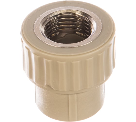 Муфта комбинированная с внутренней резьбой VALFEX PP-R серая, 20 мм х1/2" 10129020Г 127-0353