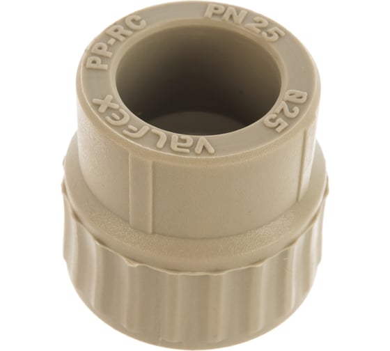 Муфта комбинированная с наружной резьбой VALFEX PP-R серая, 25 мм х1/2" 10130125Г 127-0361