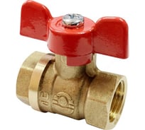 Кран шаровой латунный полнопроходной VALFEX 11Б27фт1М Ду20 Ру16 м/м VF.217.LB1.034 107-5562