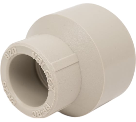Муфта переходная VALFEX PP-R серая, 40х20 мм, вн/нр пайка 10004020Г 127-0391