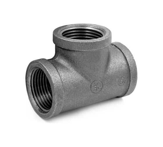 Прямой тройник чугун Fittex PLUS Ду 65 2 1/2" ВР/ВР 128-0881 1