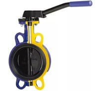 Поворотный затвор Zetkama чугун, Ду 50, Ру 16, диск чугун, EPDM 497B050C67 107-5237