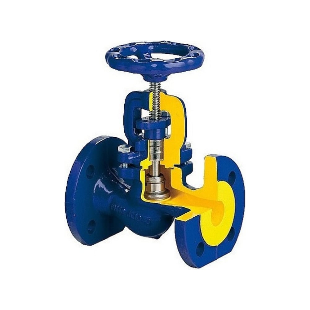 Запорный клапан Zetkama чугун, Ду 150, Ру 16, фланцевое 215A150C01 007 ...