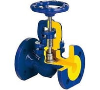 Запорный клапан Zetkama чугун, Ду 150, Ру 16, фланцевое 215A150C01 007-7614