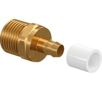 Штуцер Uponor Minitec 9.9-R1/2, НР, с кольцом PE-х 1005265