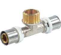Тройник STI пресс, латунь ДН 20x1/2"х20 НР ТТ000003252