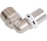 Угольник STI пресс, латунь ДН 20x3/4"х90гр НР ТТ000003261 2