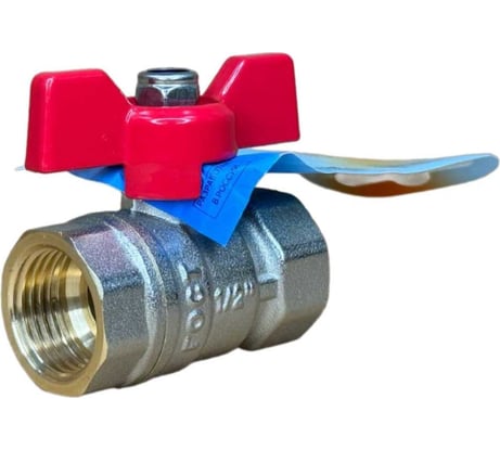 Шаровый кран SANEXT ГОСТ, PN40, Ду 25, ВР 1" бабочка 8753