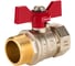 Шаровый кран SANEXT ГОСТ, PN40, Ду 25, ВР-НР 1" бабочка 8763 1