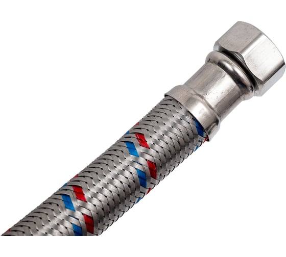 Гибкая подводка для воды ЦС ГИГАНТ 19 1/2”Г х 1/2"Г-угол L-200 см, штука ГП002098