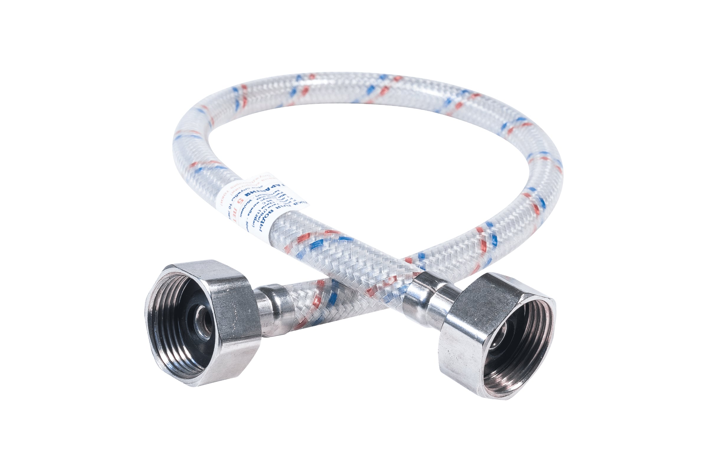 ГибкаяподводкадляводыЦСнейлон,3/4”Гх3/4"ГL-150см,штукаГП002126