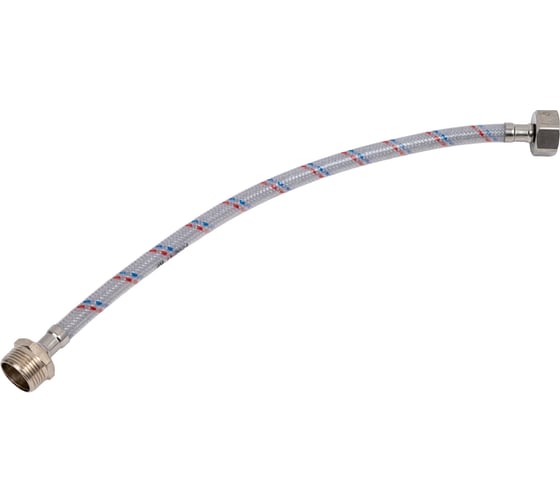 Гибкая подводка для воды ЦС, нейлон, 3/4”Г х 3/4"Ш L-40 см, штука ГП002111