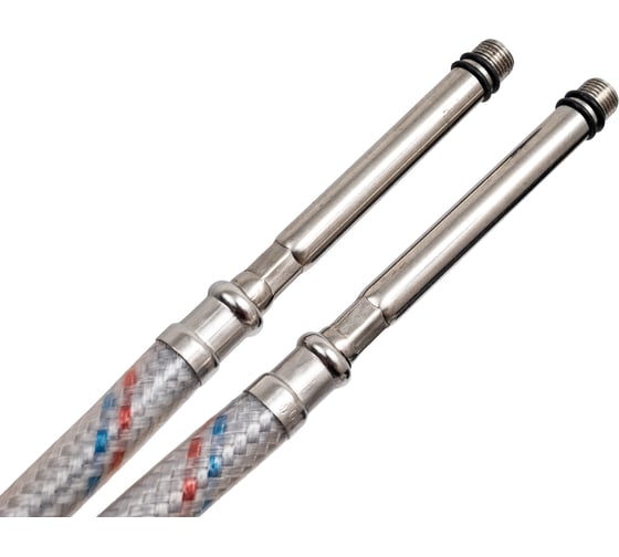 Гибкая подводка для смесителей ЦС, штуцер 106/100 мм, 1/2”хM10 L-60 см, пакет, уп. пара ГП002273