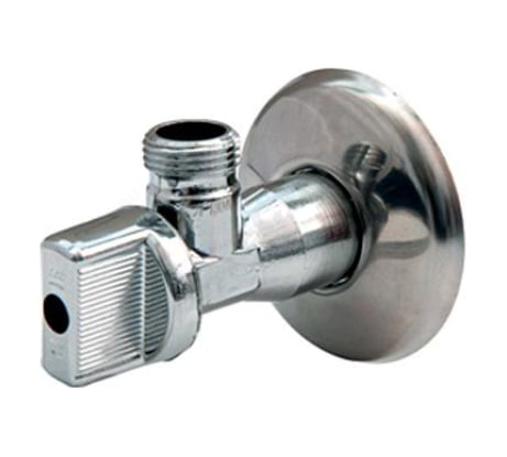 Шаровой кран Giacomini R613 латунный, бытовой, хром, угловой, G1/2, НР R613X003 007-7714