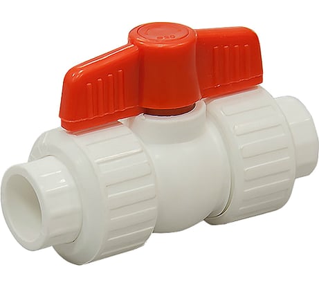 Шаровой кран для кислот и холодной воды СТМ PP-R, DN 20 CPBVA020