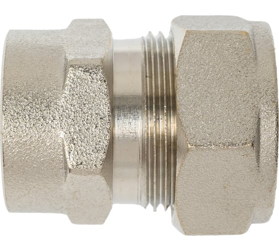 Муфта Lavita труба-вн. резьба усиленная V/S F 15х1/2 HP, НИКЕЛ V/S (F) 151/2" HP, НИКЕЛ