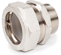 Муфта труба-наружная резьба усиленный Lavita V/S 50х2 никель V/S 50*2 никель