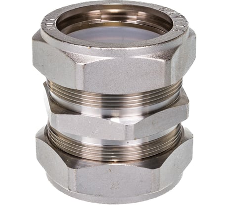 Соединительная муфта для гофрированной трубы Lavita усиленный C/P 50 НИКЕЛ