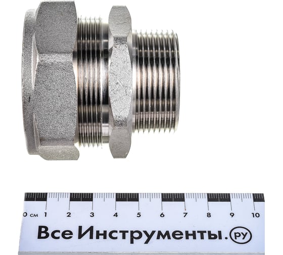 Муфта Lavita труба-нар. резьба, усиленный V/S 40х1 1/2 никель