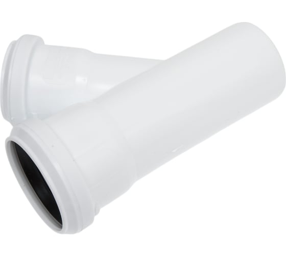 Тройник RTP ELITE МК ПП 50/40x45, белый 43348