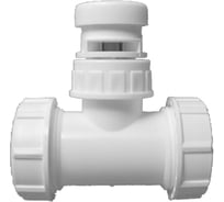 Канализационный вакуумный клапан HL с Т-образным соединением, DN32, 6/4x1 HL 902T/30