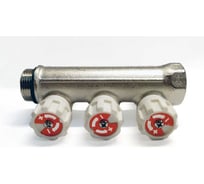 Коллектор с регулировочными вентилями PROFLINE 3/4x1/2, 3 выхода УТ-00044921