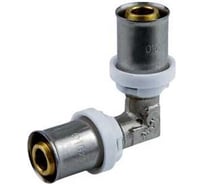 Угольник STI пресс, латунь, ДН 20x90гр ТТ000003254