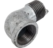 Угольник проходной BTI чугун оцинкованный, 1/2" ВР/НР 1714 012 22I