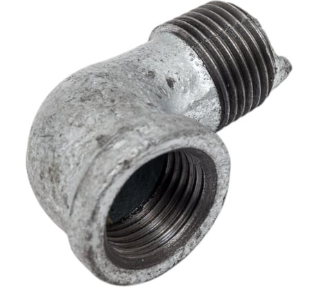 Угольник проходной BTI чугун оцинкованный, 1/2" ВР/НР 1714 012 22I