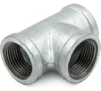 Тройник прямой BTI чугун оцинкованный, 3/4" ВР/ВР 1714 034 17I