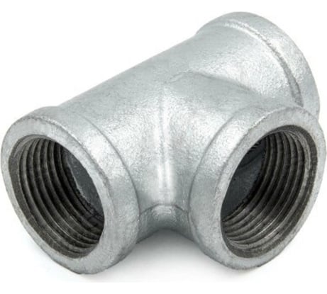 Тройник прямой BTI чугун оцинкованный, 3/4" ВР/ВР 1714 034 17I
