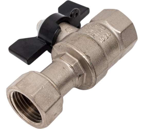 Кран шаровой LD PRIDE 1/2'' вн/накидная гайка бабочка 553957